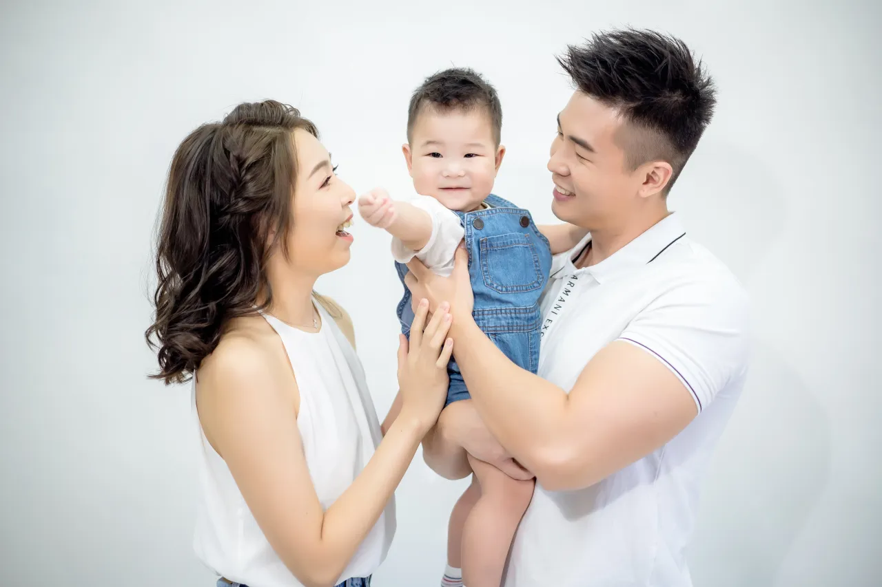 Family photography Singapore - young family portrait with grandparents