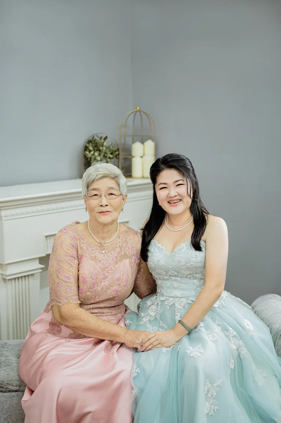 Family portrait Singapore - milestone birthday celebration photography